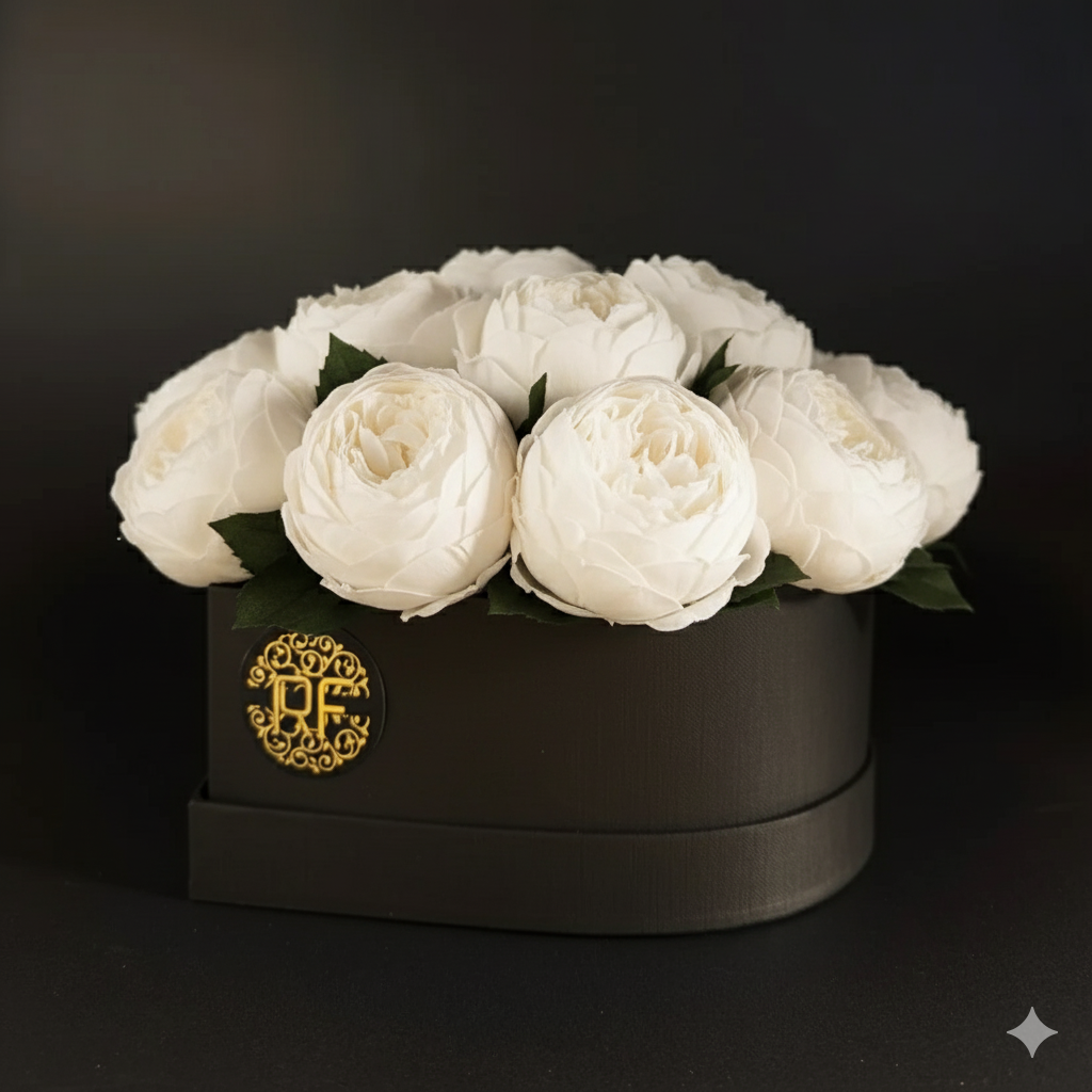 Eternelle Heart Box | 16 Peonias