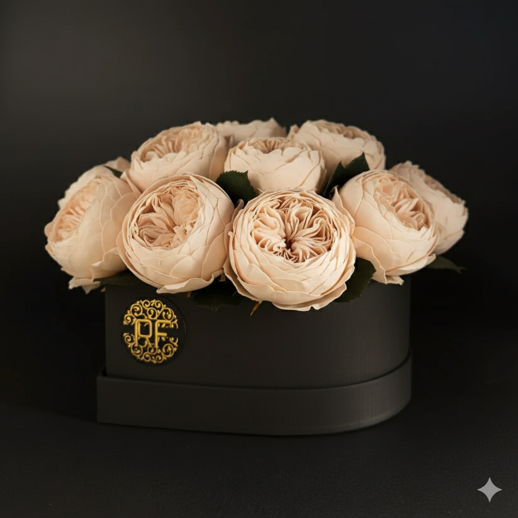 Eternelle Heart Box | 16 Peonias