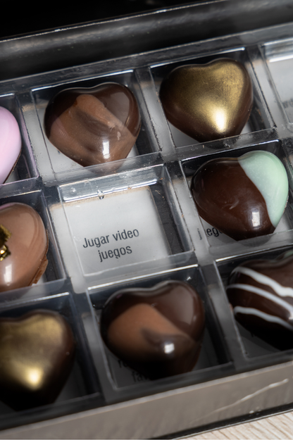Caja de Chocolates "21 Citas" - Regalo Premium de Aniversario | Chocolate Belga