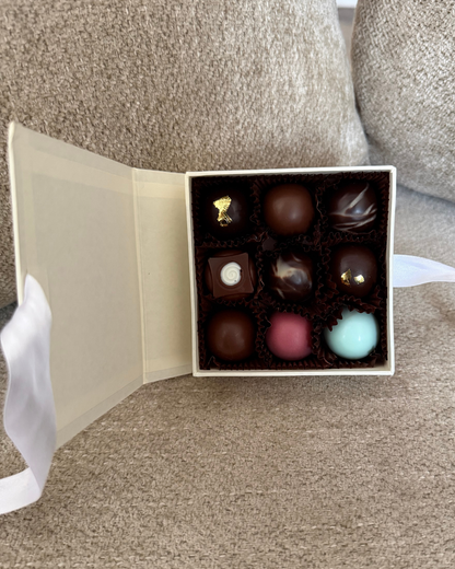 Chocolates de Recuerdo - Paquete de 10 cajas con 9 Chocolates | Chocolate Belga