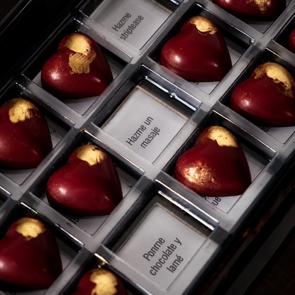 Chocolates Afrodisíacos "21 Tentaciones" - Regalo Premium | Chocolate Belga