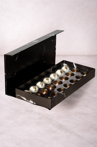 Caja de 21 Chocolates "21 Frases Positivas" | Chocolate Estilo Dubai