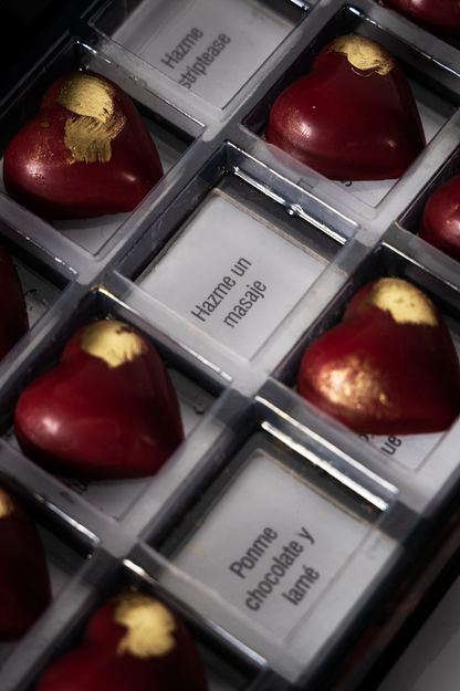 Chocolates Afrodisíacos "21 Tentaciones" - Regalo Premium | Chocolate Belga