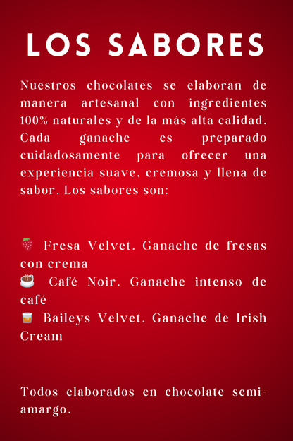 Chocolates Afrodisíacos "21 Tentaciones" - Regalo Premium | Chocolate Belga