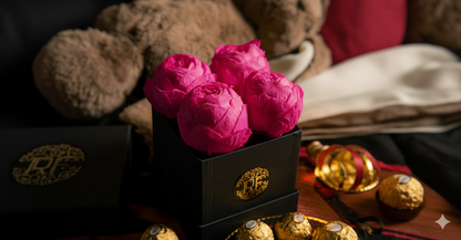 Eternelle Box | 4 Peonias