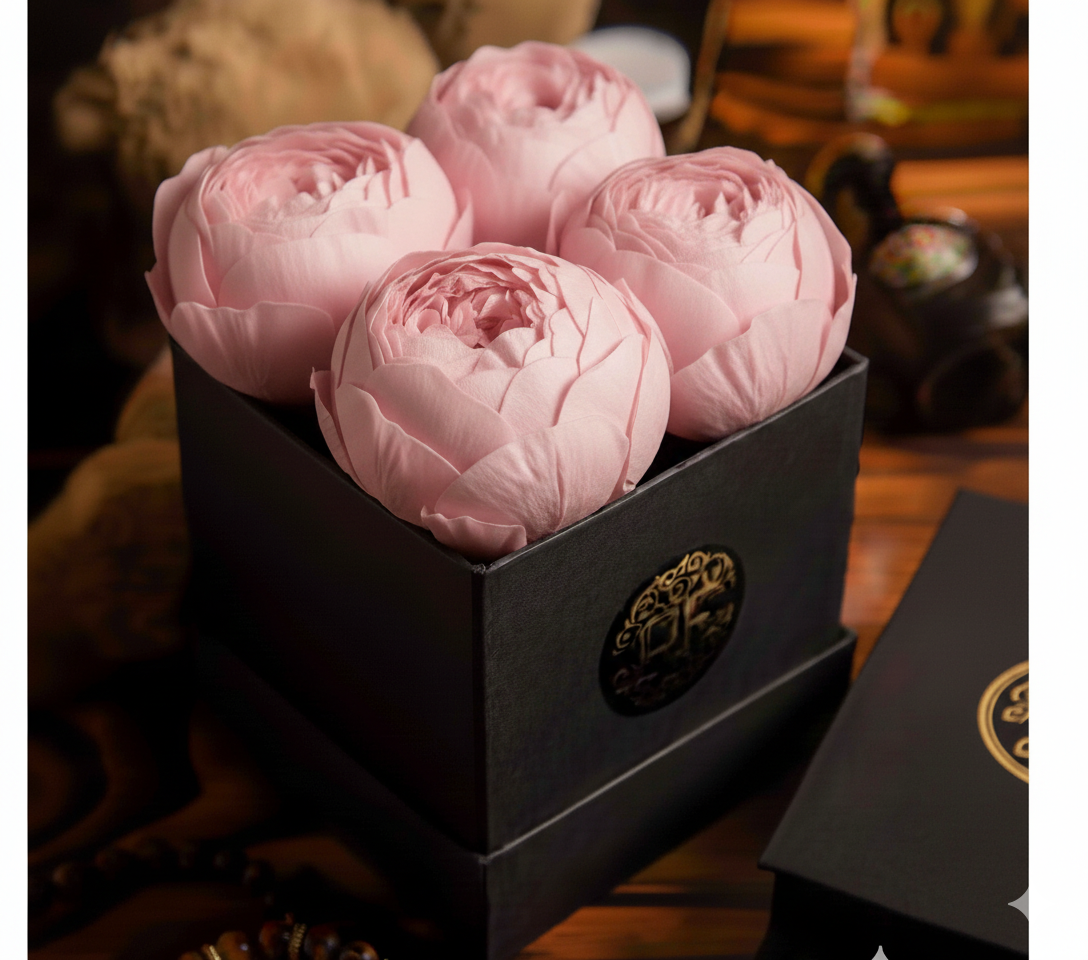 Eternelle Box | 4 Peonias