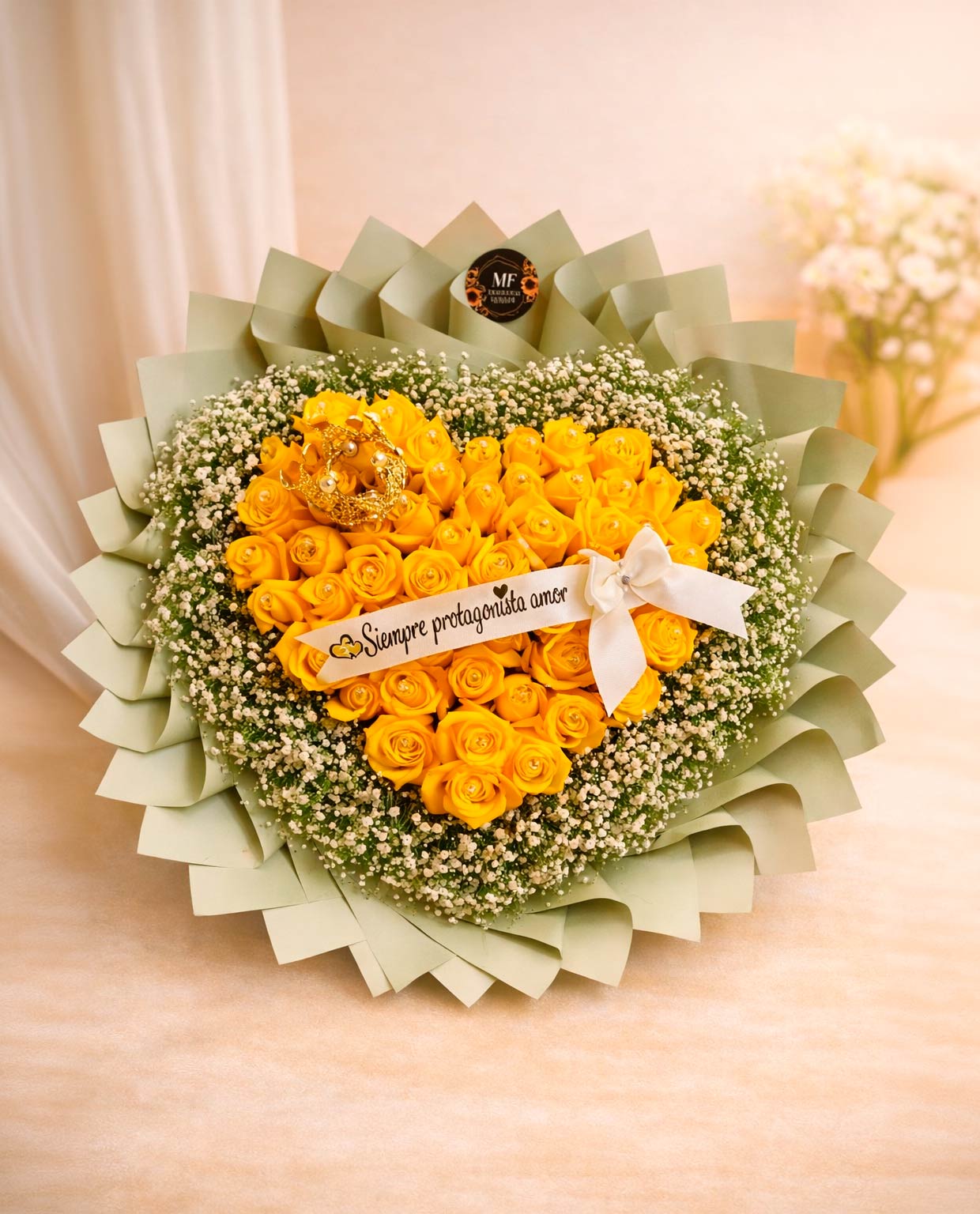Ramo Rosas Amarillas Frescas - RouxFlowers