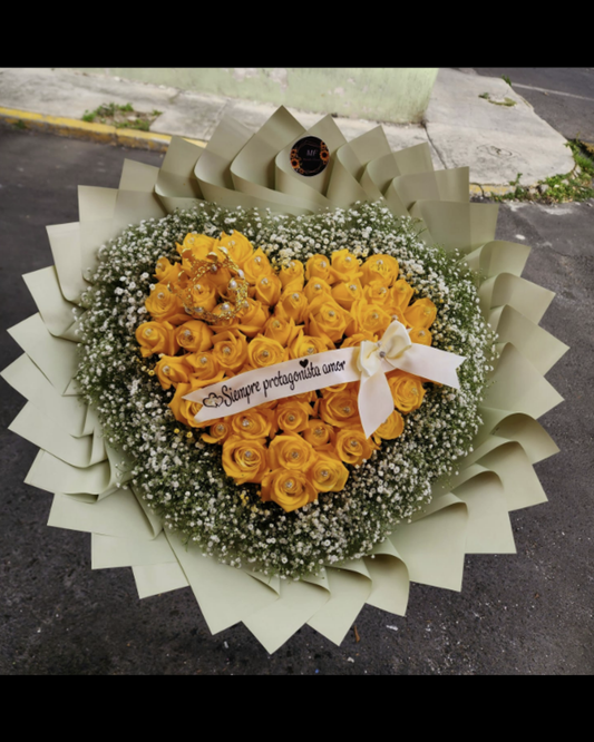 Ramo Rosas Amarillas Frescas | Solo CDMX