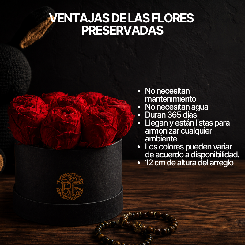 Eternelle Box | 8 Peonias